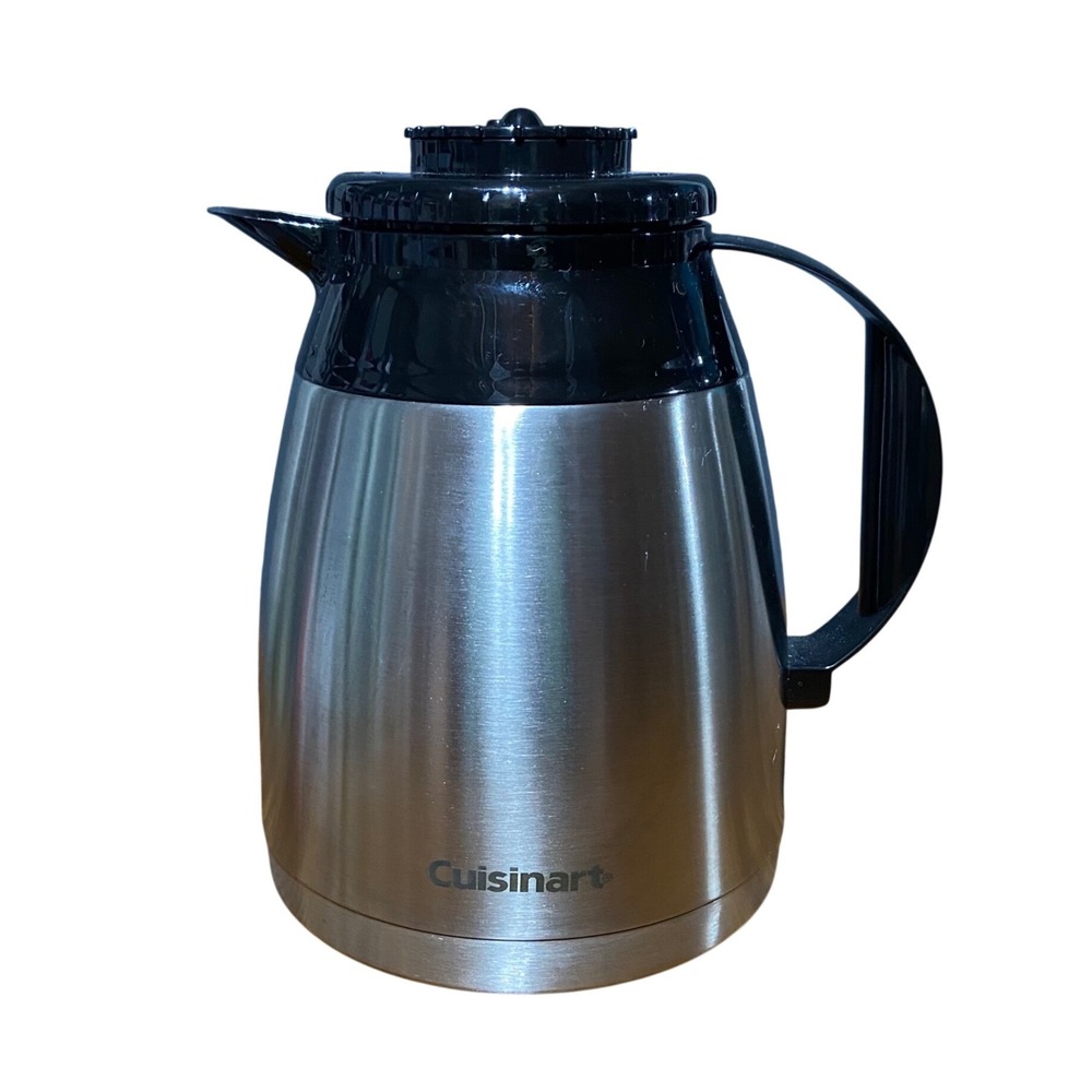 Cuisinart Thermal Coffee Carafe Stainless Steel Replacement Pot with Lid 0709‎